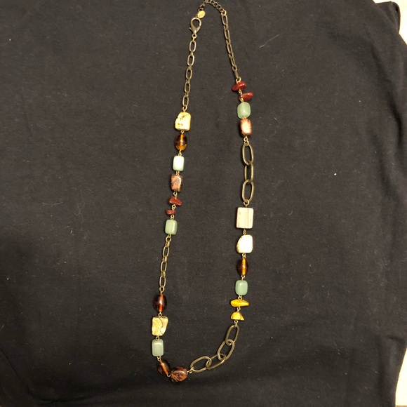 Fossil Jewelry - Fossil Necklace in Stones/Beads/Wood Fossil Jewelry - Fossil Necklace in Stones/Beads/Wood